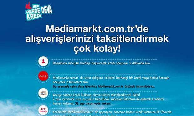 denizbank media markt kampanyası